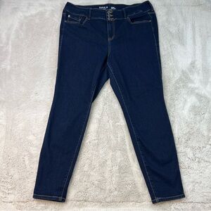 Torrid Jegging Super Soft High Rise Skinny Jeans Womens Size 20 R Dark Blue